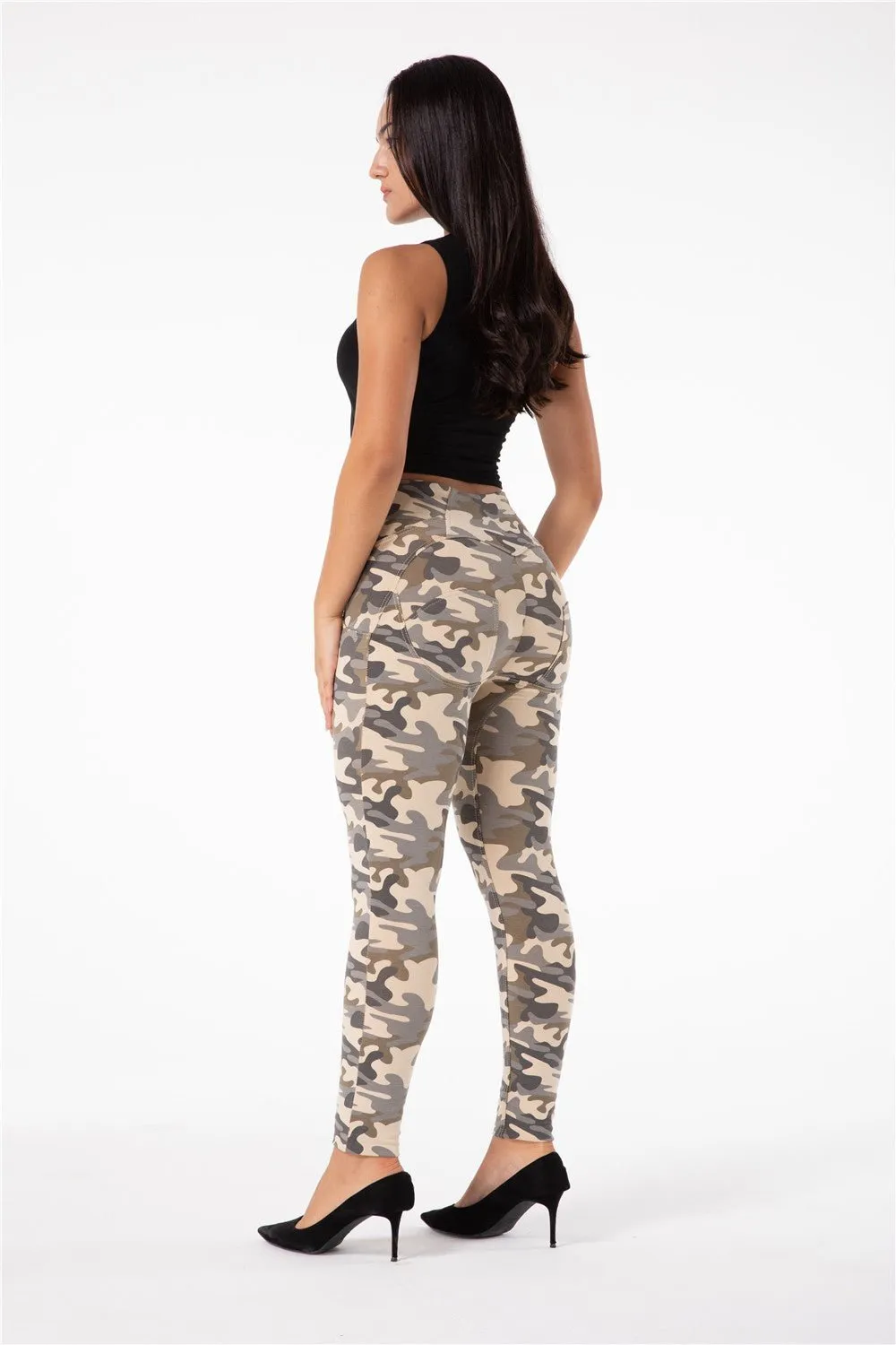 Melody Shaping Pants High Waist Sand Camo