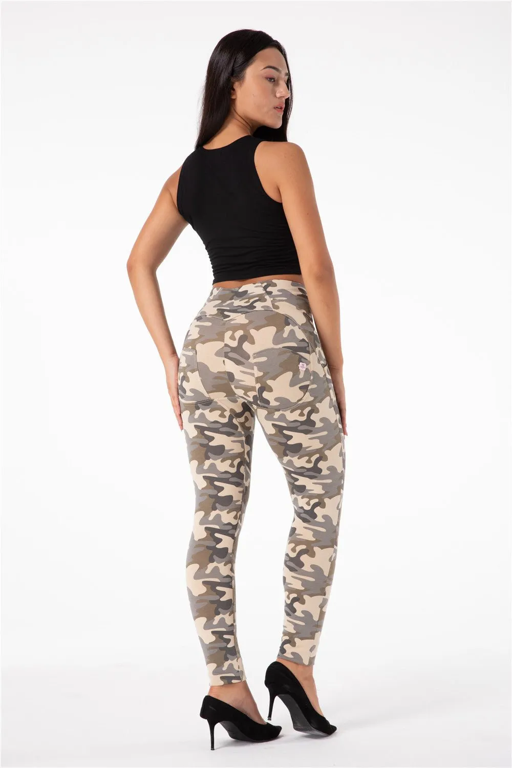 Melody Shaping Pants High Waist Sand Camo