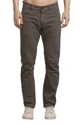 Men Colored jeans Slimfit- Brown