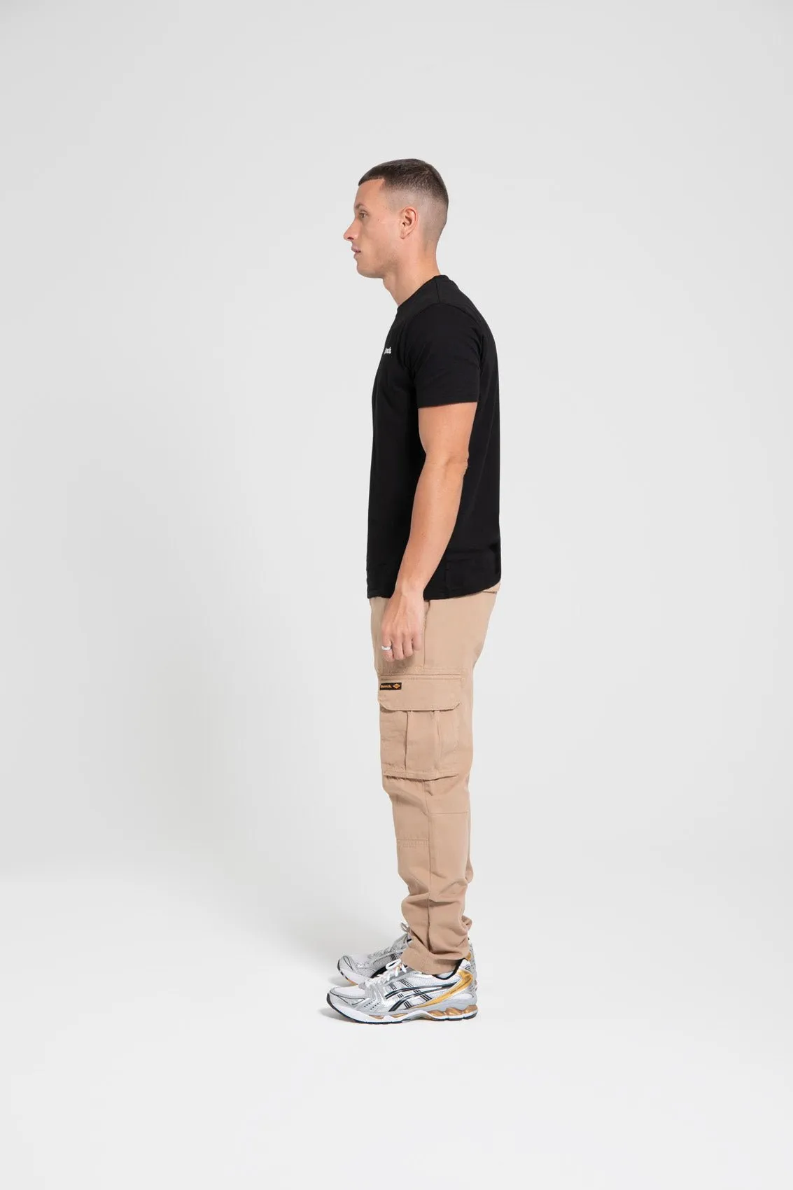 Mens 'SERGEI' Cargo Pants - STONE