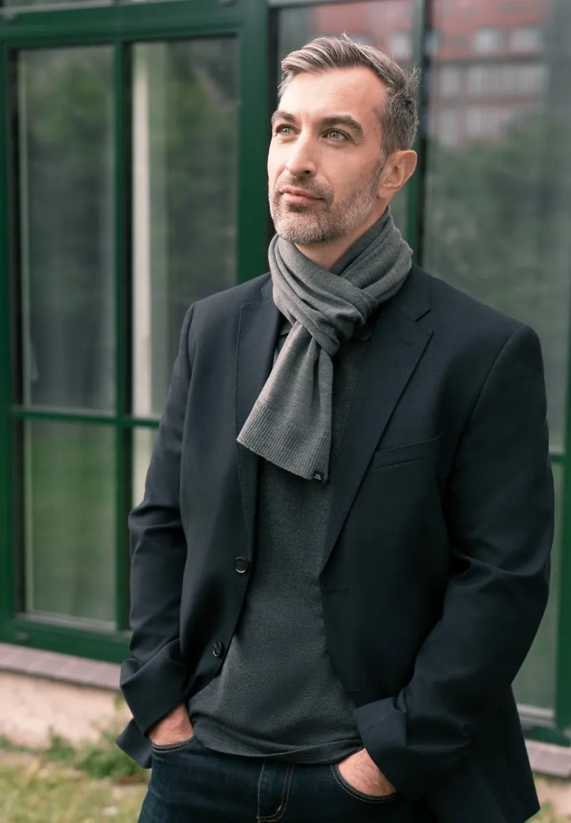 MERINO WOOL SCARF FOR MEN AND WOMEN