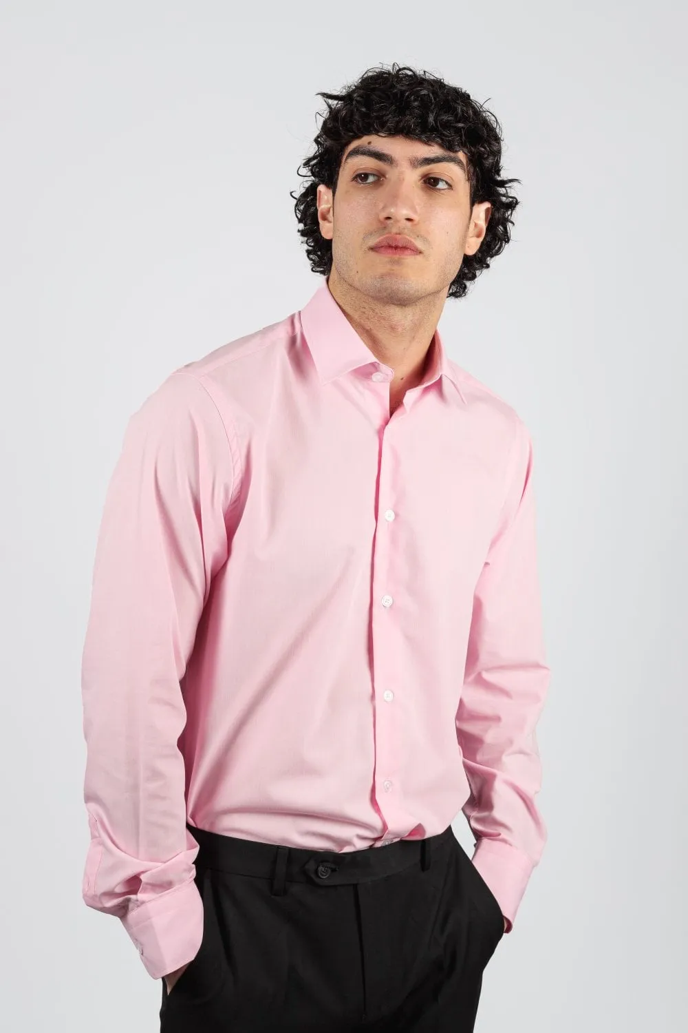 Miatti Pink Long Sleeve Shirt