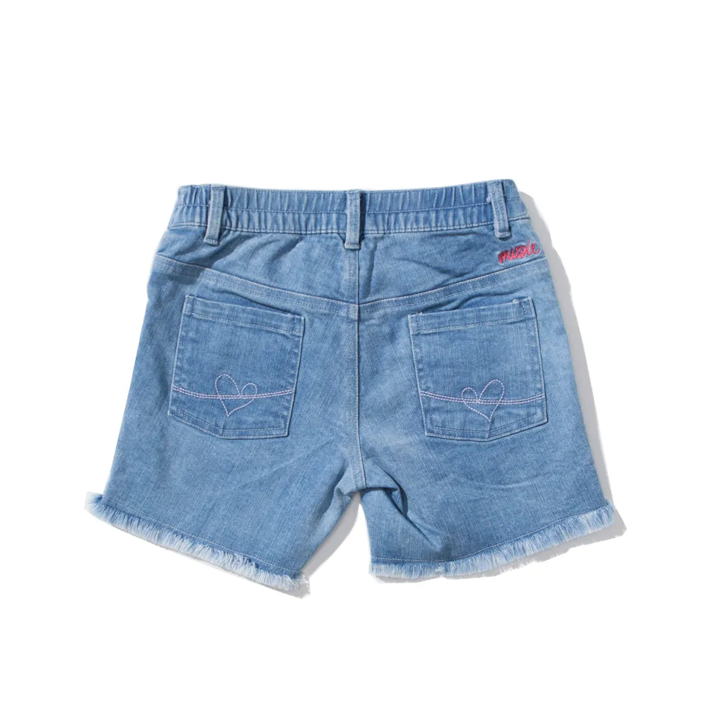missie munster tiki denim short