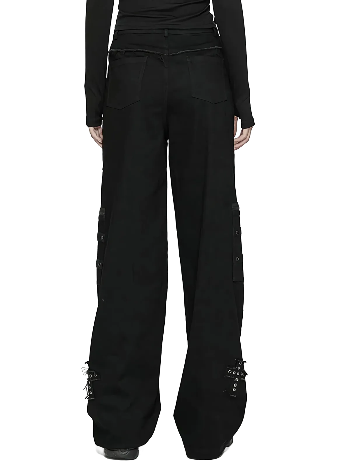 'Mori' Embroidered Tactical Cargo Pants