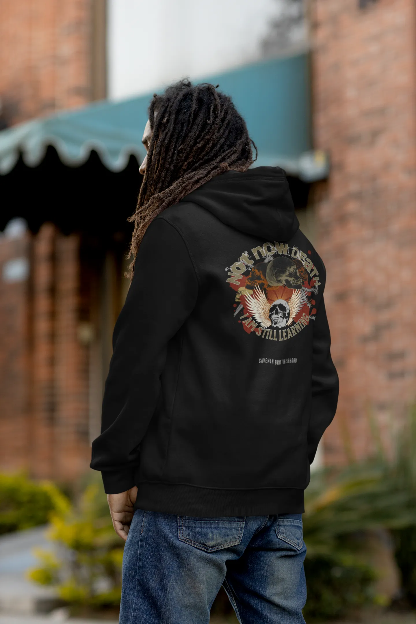 Mortem Expectare Potest Premium Hoodie