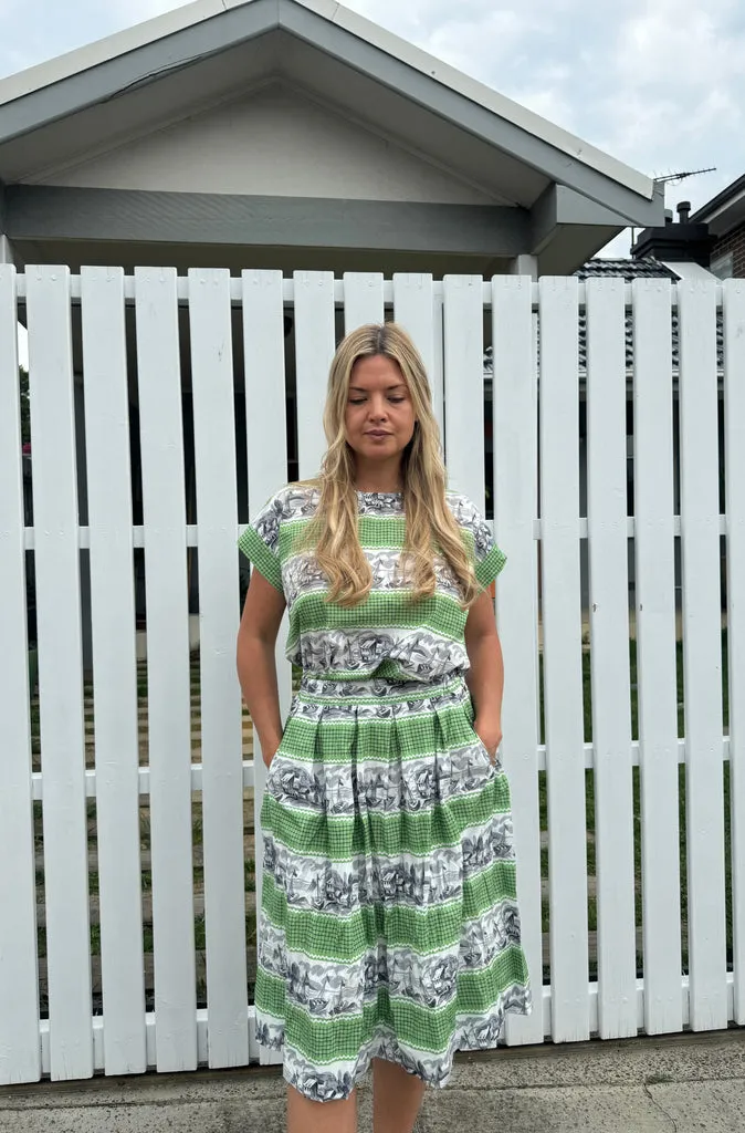 Muse South Sea Top in Cotton Print