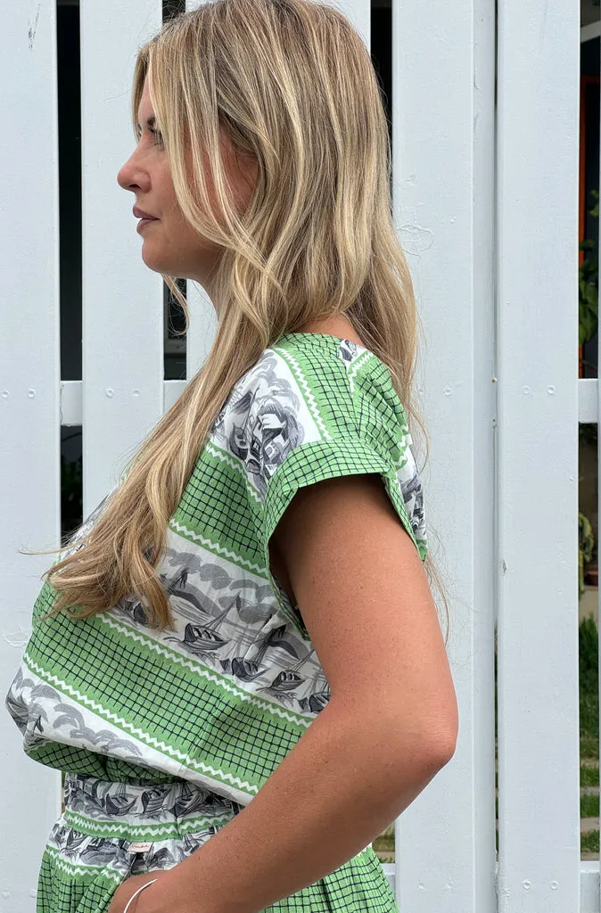 Muse South Sea Top in Cotton Print