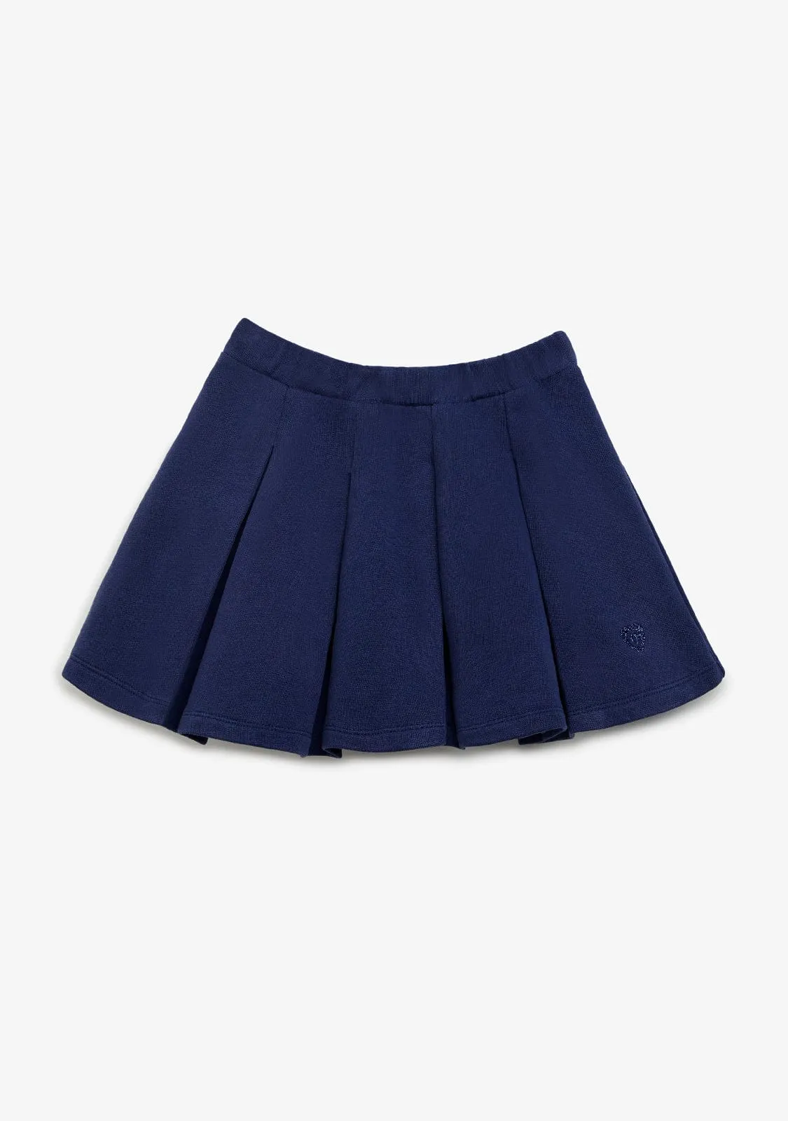 Navy Plush Skirt