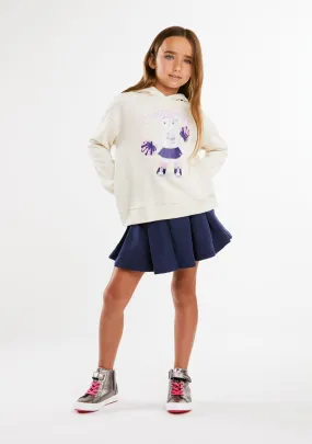 Navy Plush Skirt