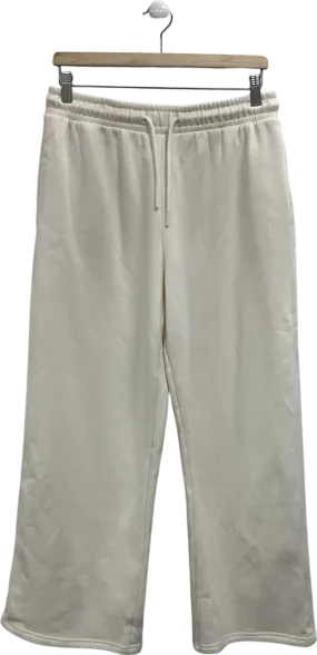 New Look Cream Wide Leg Joggers UK 12