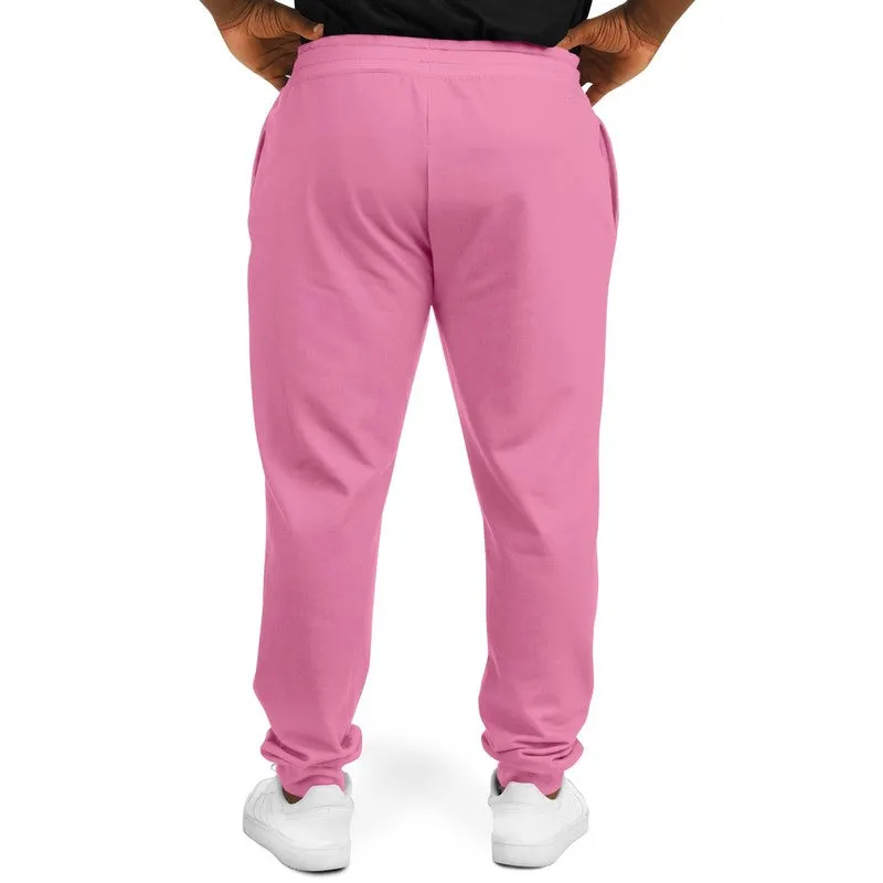 Pastel Magenta Joggers | Unisex | with PLUS sizes | Bright Pastel Magenta | C0M60Y0K0