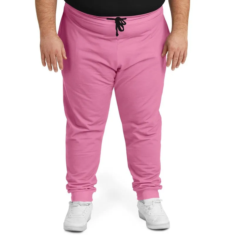 Pastel Magenta Joggers | Unisex | with PLUS sizes | Bright Pastel Magenta | C0M60Y0K0