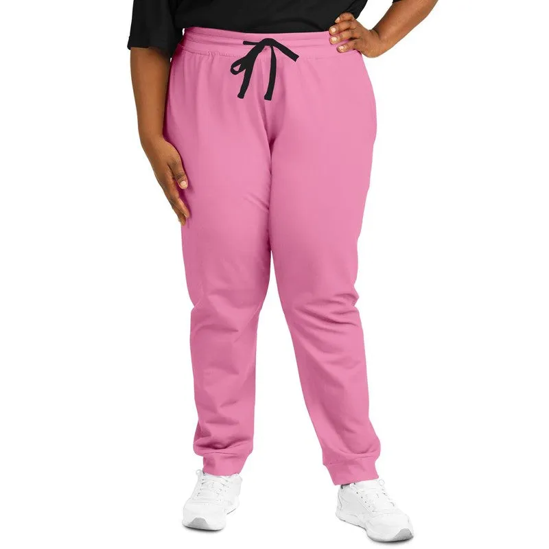 Pastel Magenta Joggers | Unisex | with PLUS sizes | Bright Pastel Magenta | C0M60Y0K0