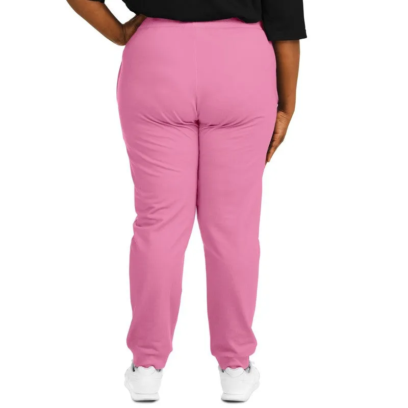 Pastel Magenta Joggers | Unisex | with PLUS sizes | Bright Pastel Magenta | C0M60Y0K0