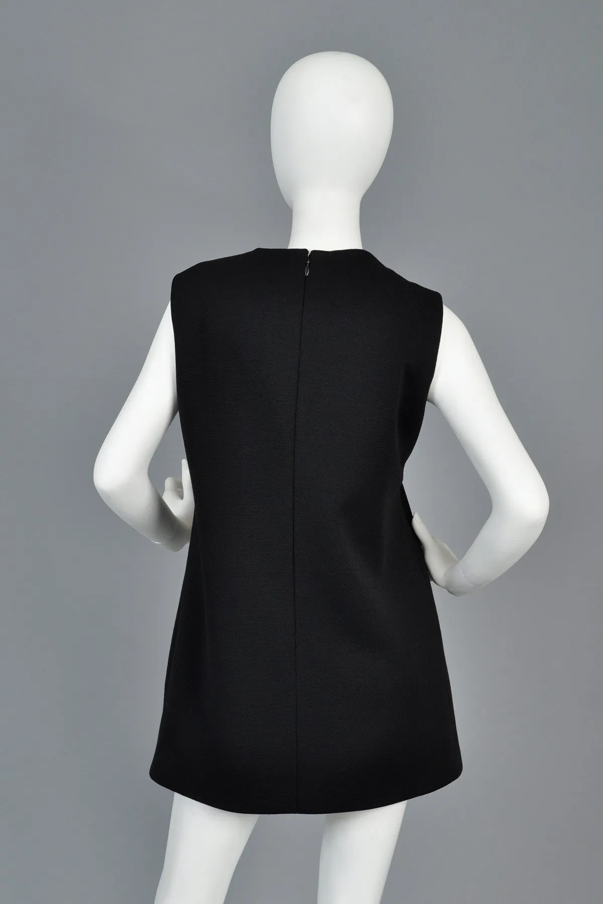 Pierre Cardin 1960s Color Blocked Tunic Dress