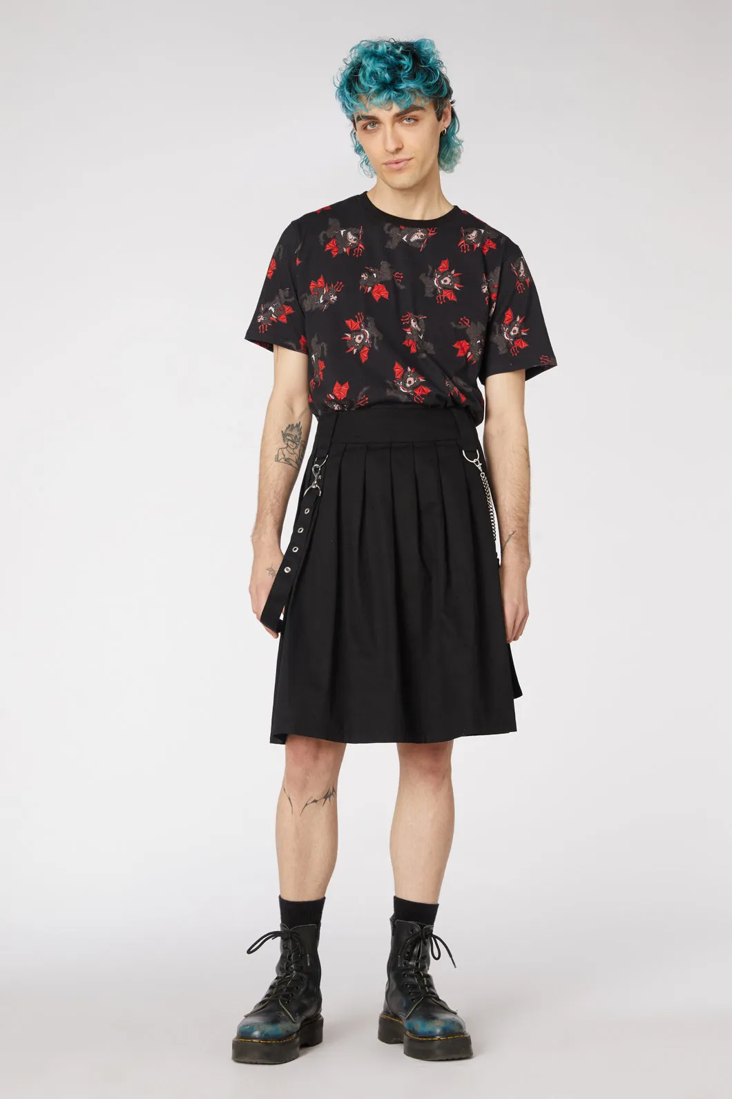 Punk Deviant Drill Skirt