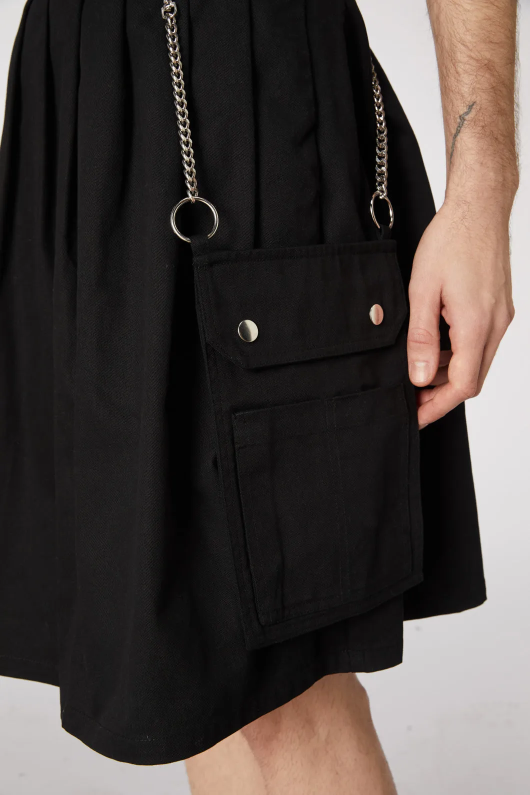 Punk Deviant Drill Skirt