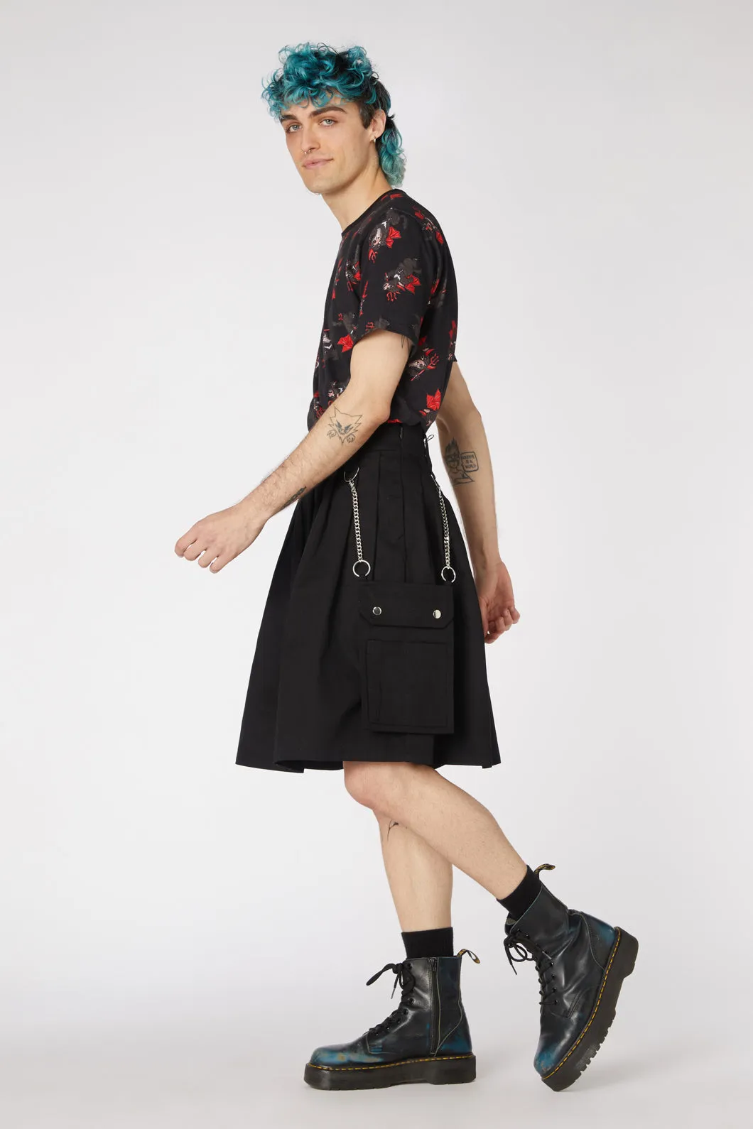 Punk Deviant Drill Skirt