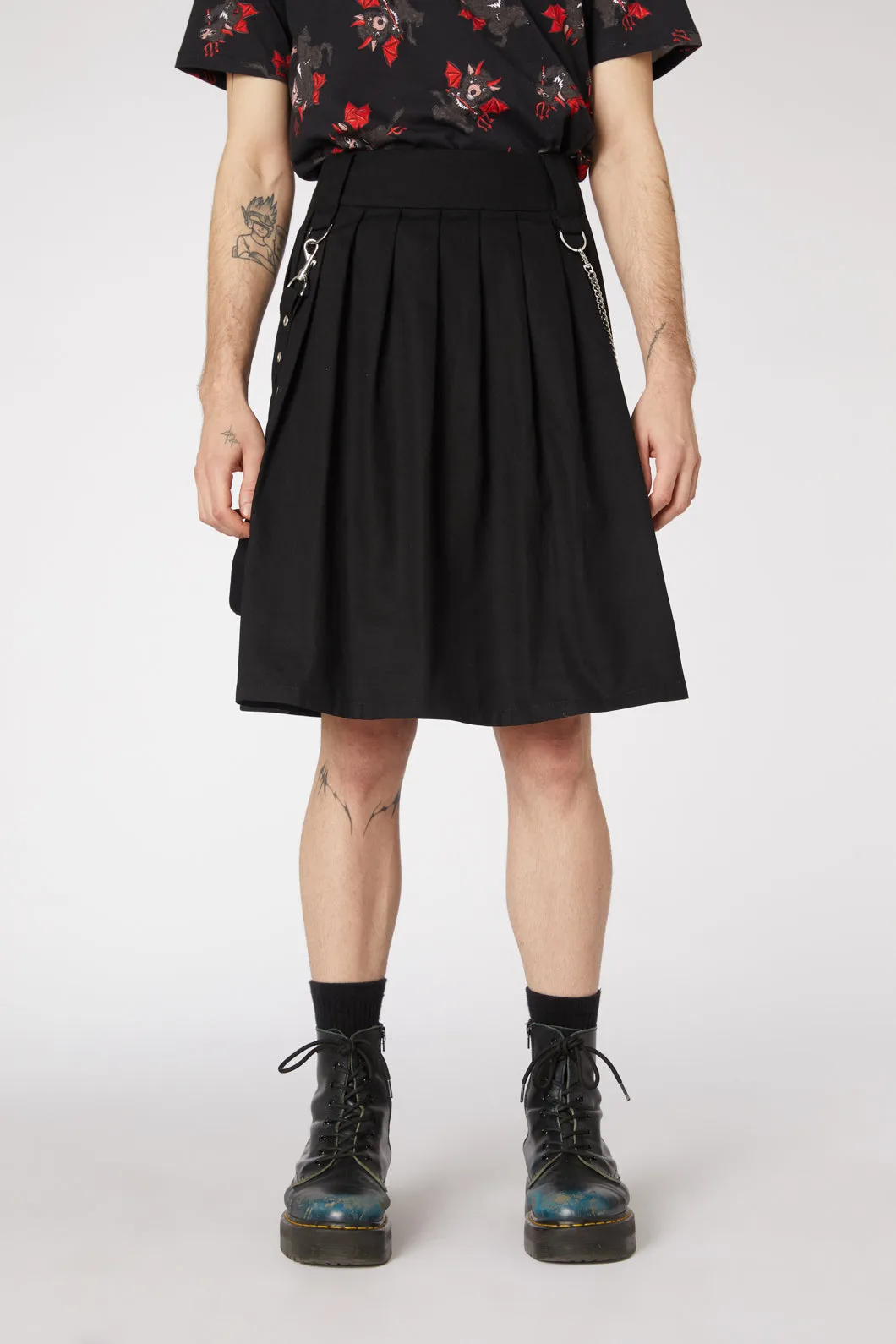 Punk Deviant Drill Skirt