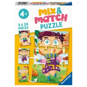 Ravensburger Fashion Mix Puzzle 3x24pc