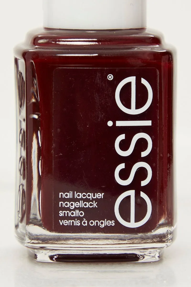 Red Essie Nail Polish Bordeaux 50 Dark Red