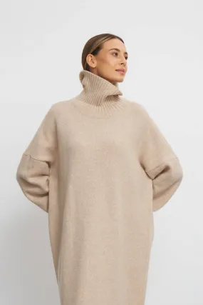 Savannah Knit Dress - Beige
