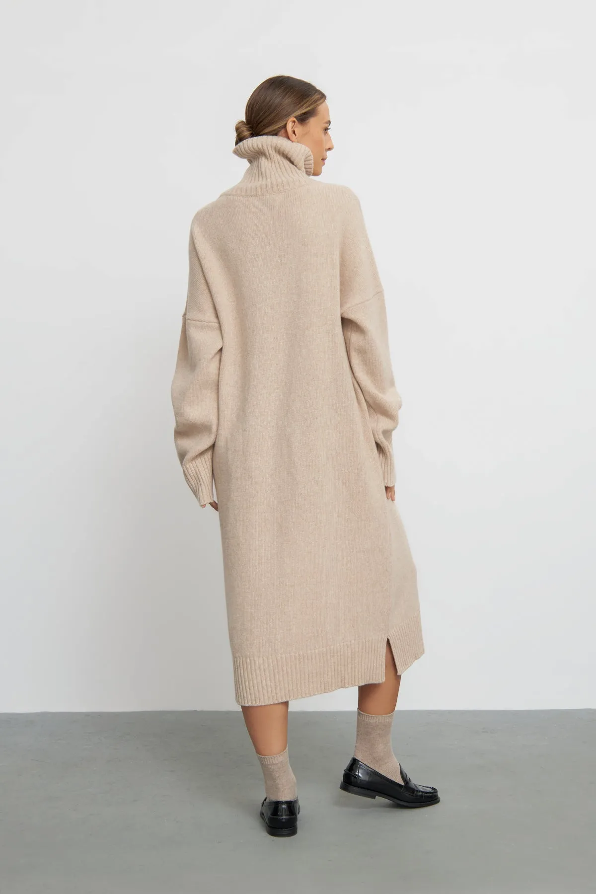 Savannah Knit Dress - Beige