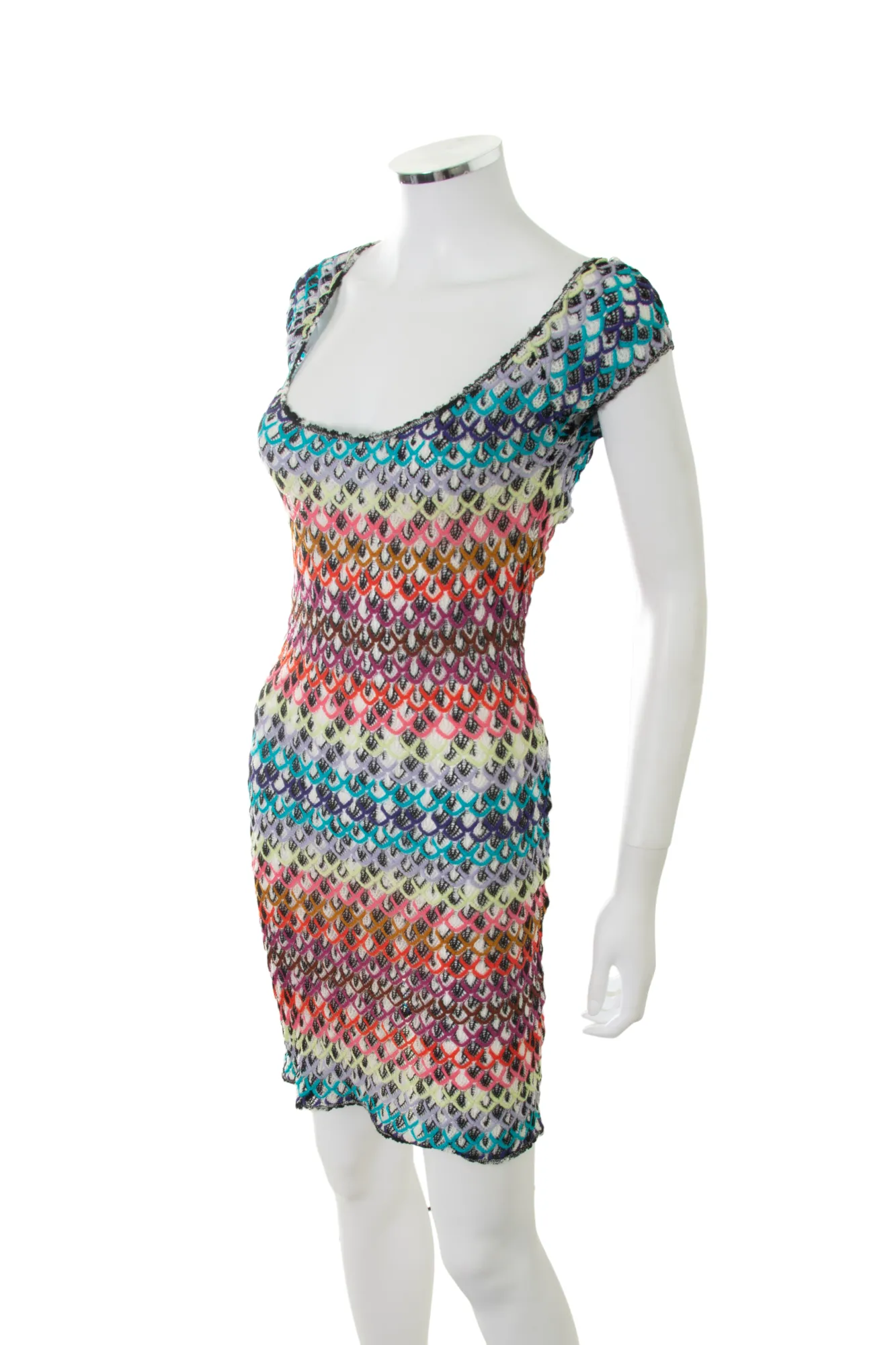 Scalloped Knit Dress