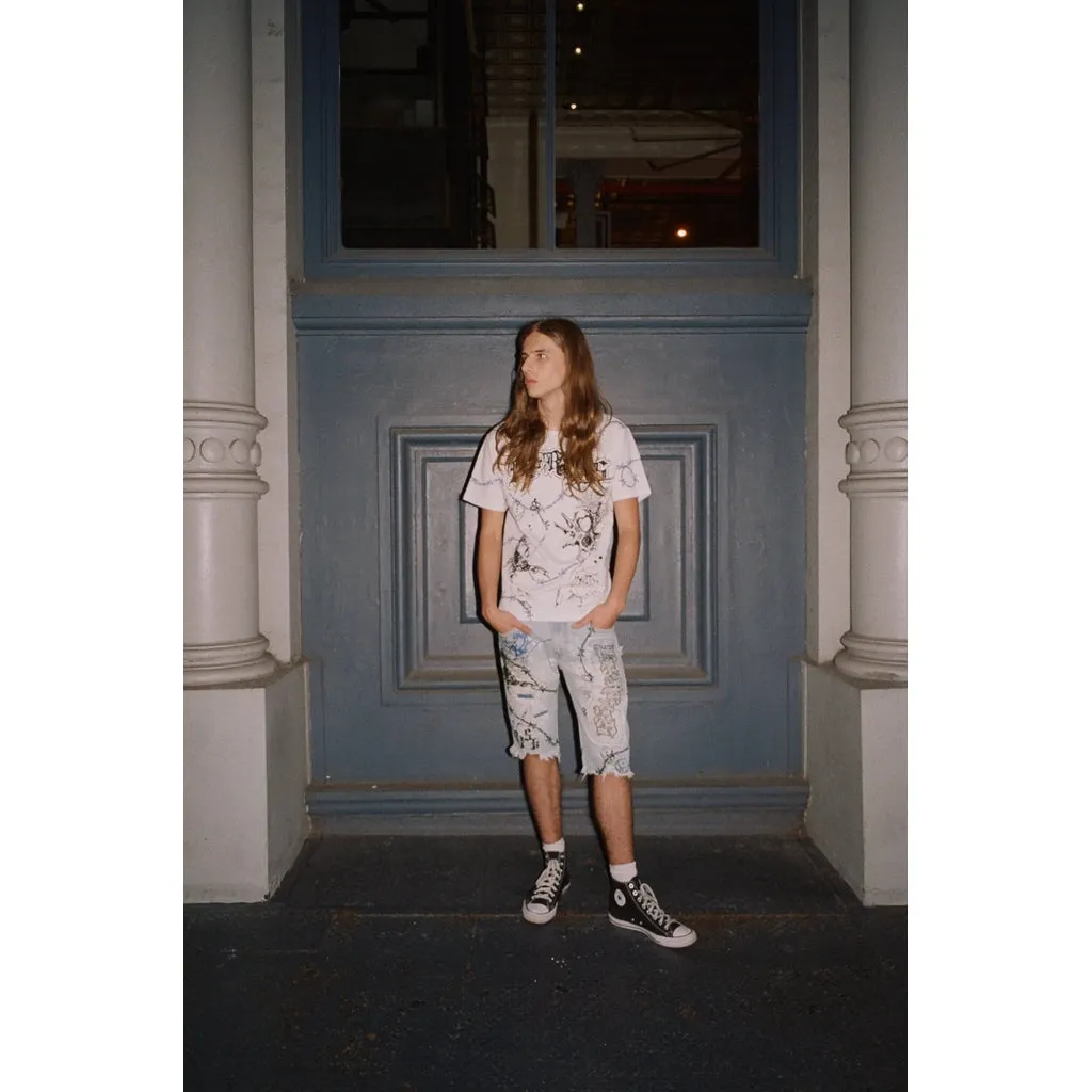 Scorpion Fashion Jean Shorts - Brighton Blue