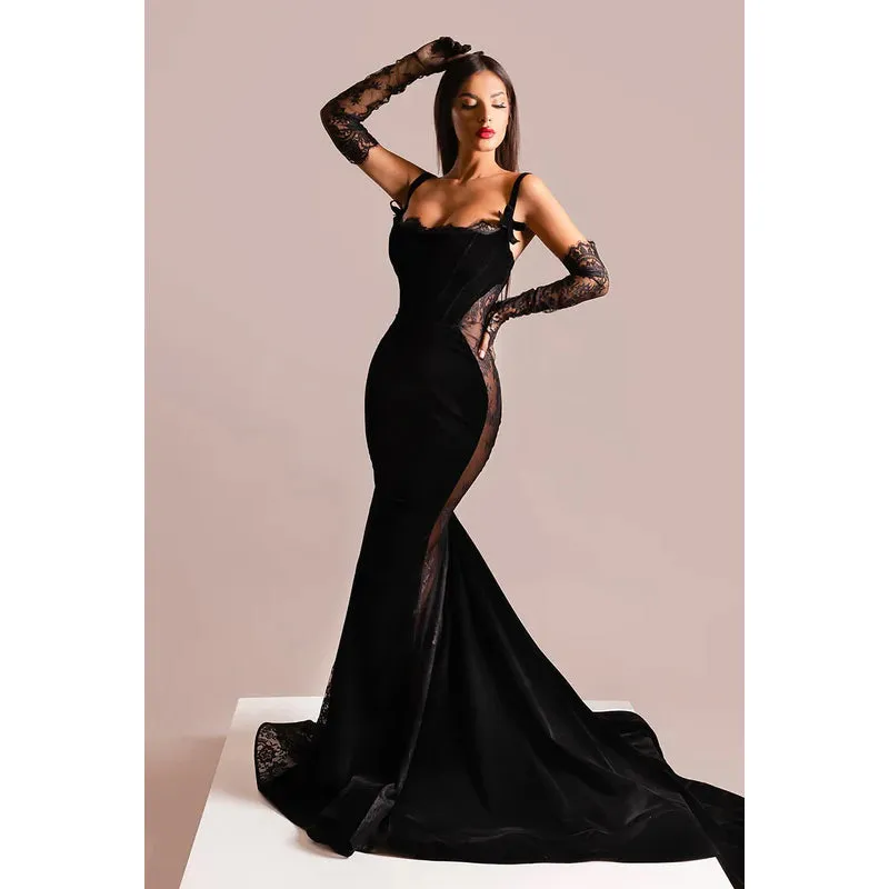 Sexy & Hot Square Straps Trumpet/Mermaid Evening Formal Party Prom Dress