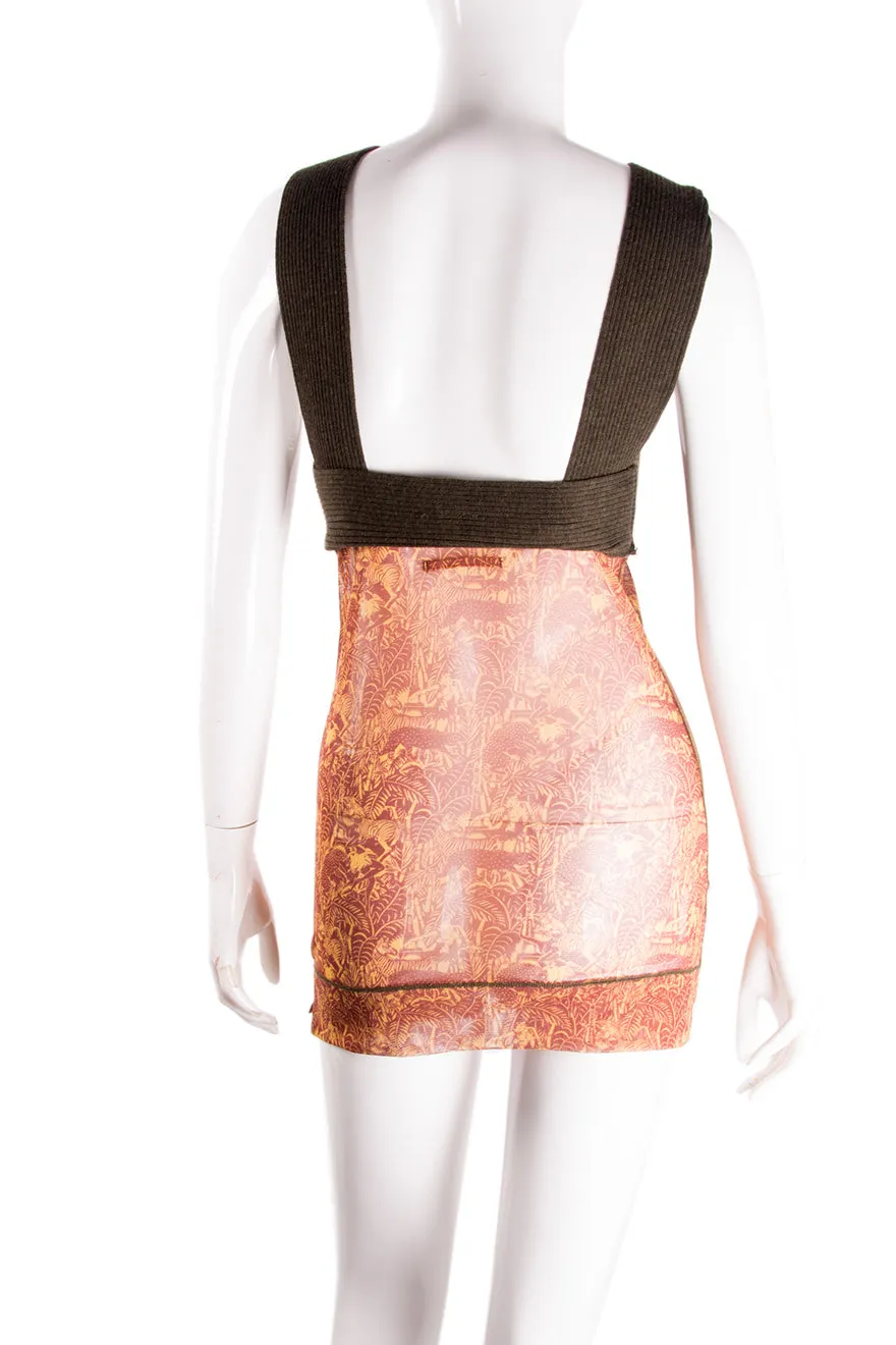 Sheer Knit Dress