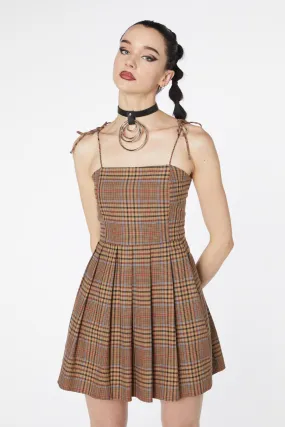 Shiloh Check Strap Dress