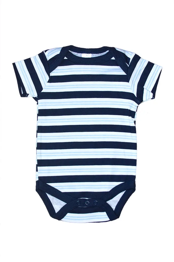 Short Sleeved 3 pack Assorted 'Genius' Themed Bodysuits