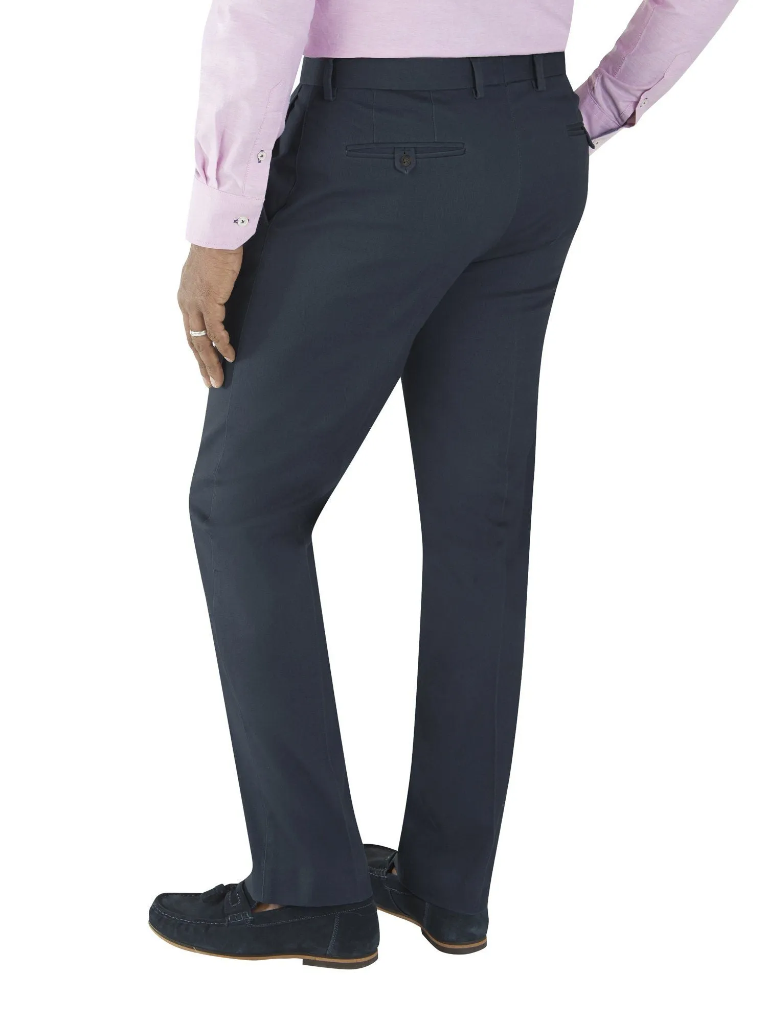 Skopes Antibes Tailored Chinos In Navy Blue