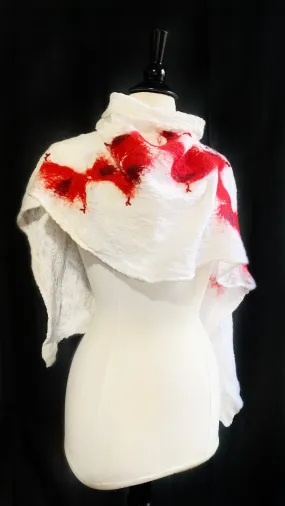 Still Bleeding White Scarf