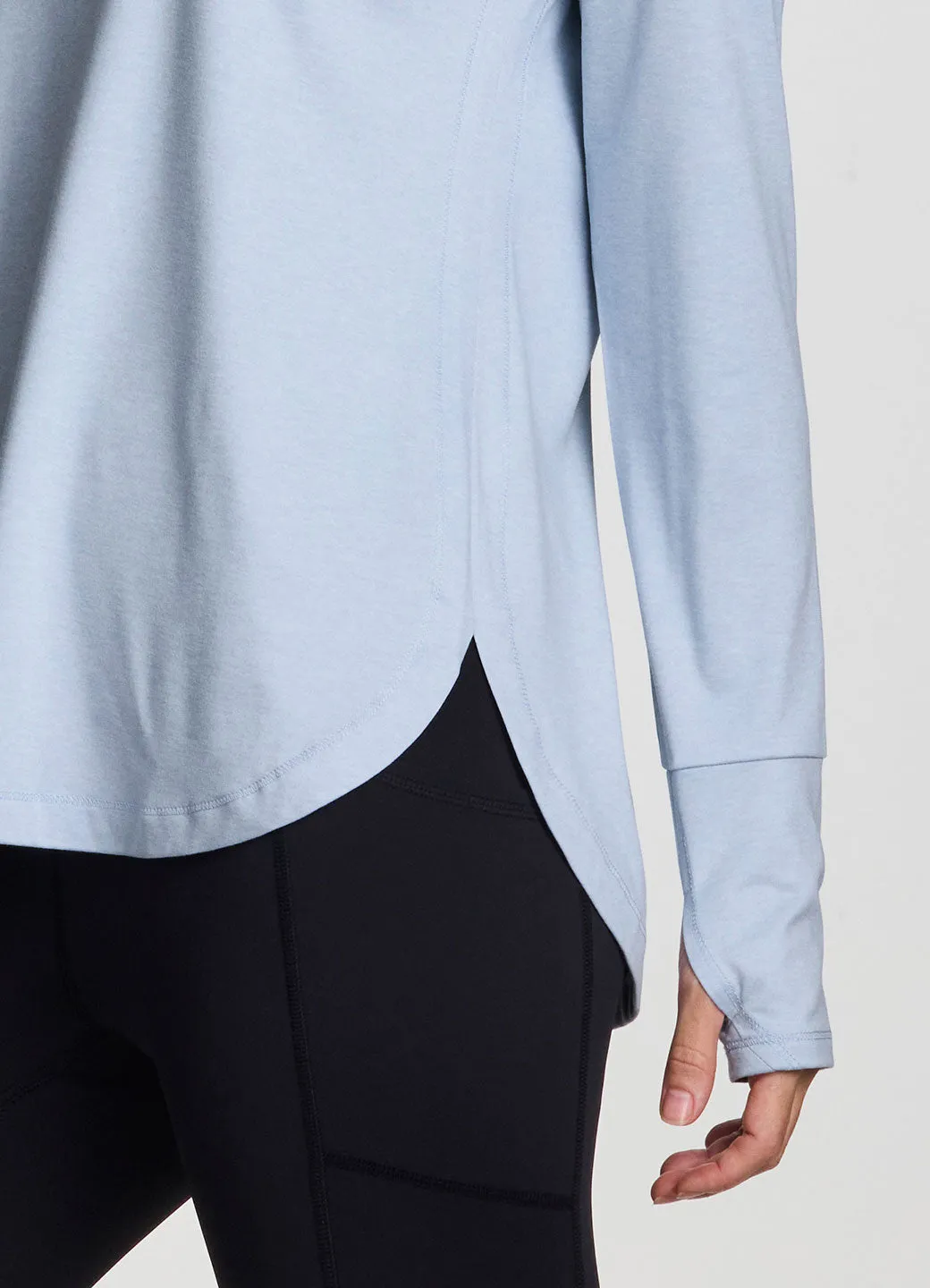 Studio Practice Long Sleeve Tunic Tee