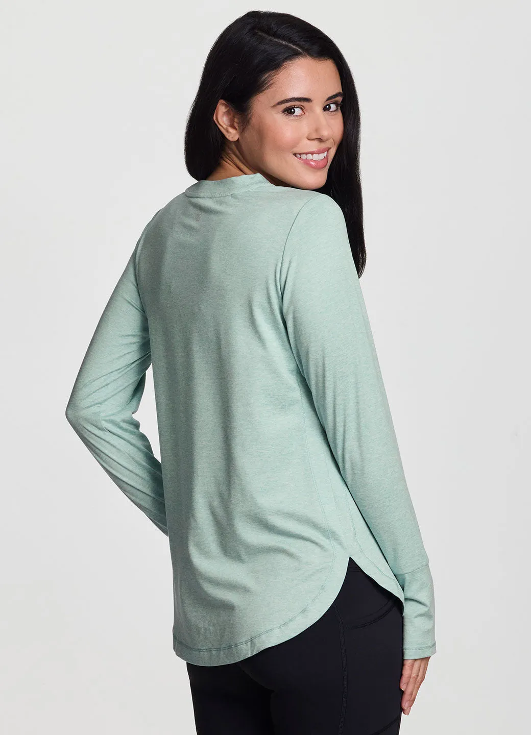 Studio Practice Long Sleeve Tunic Tee