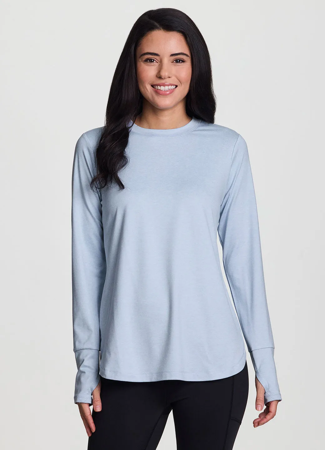 Studio Practice Long Sleeve Tunic Tee