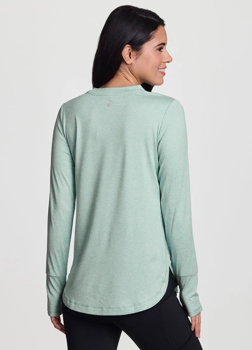 Studio Practice Long Sleeve Tunic Tee