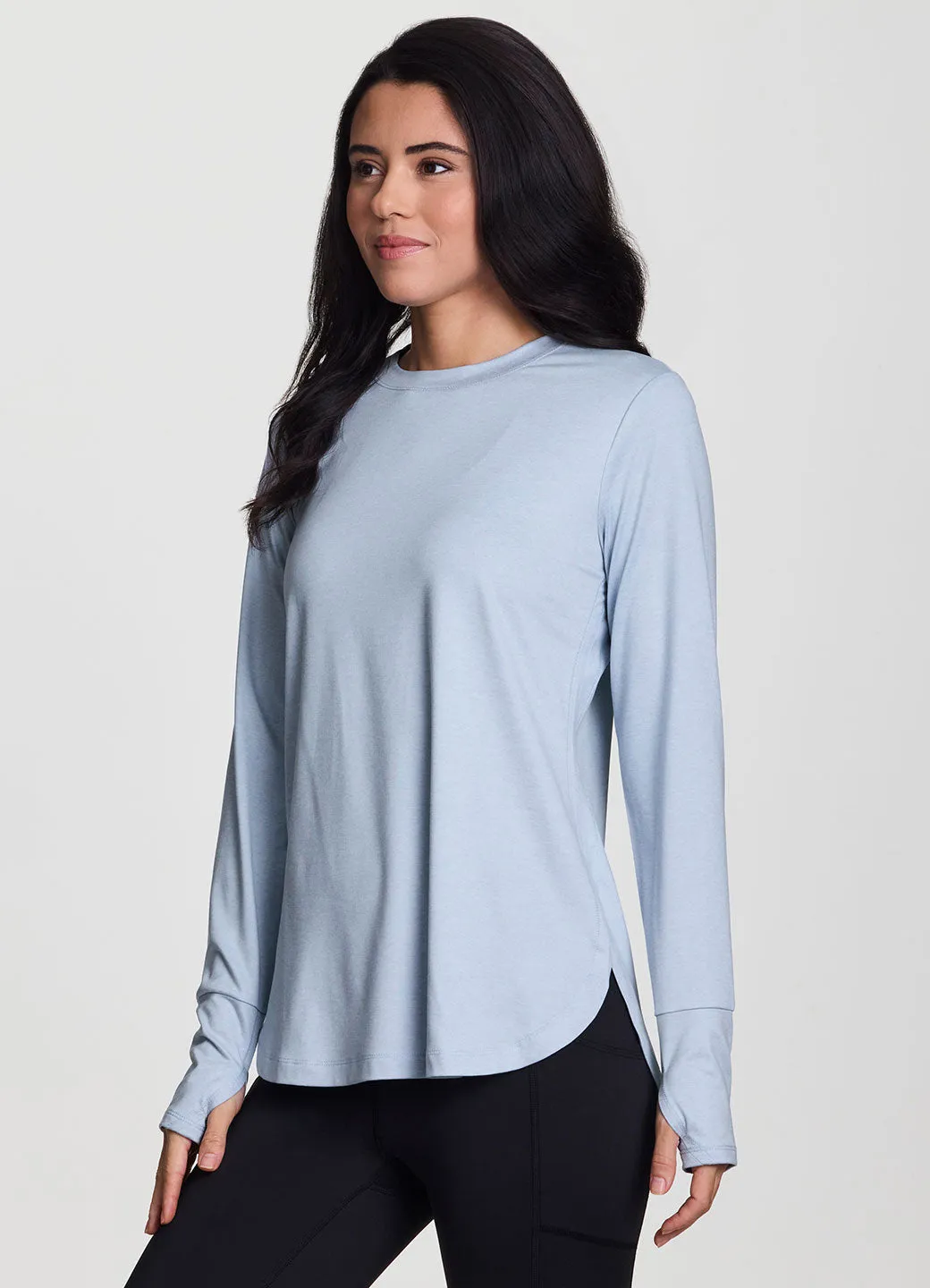 Studio Practice Long Sleeve Tunic Tee