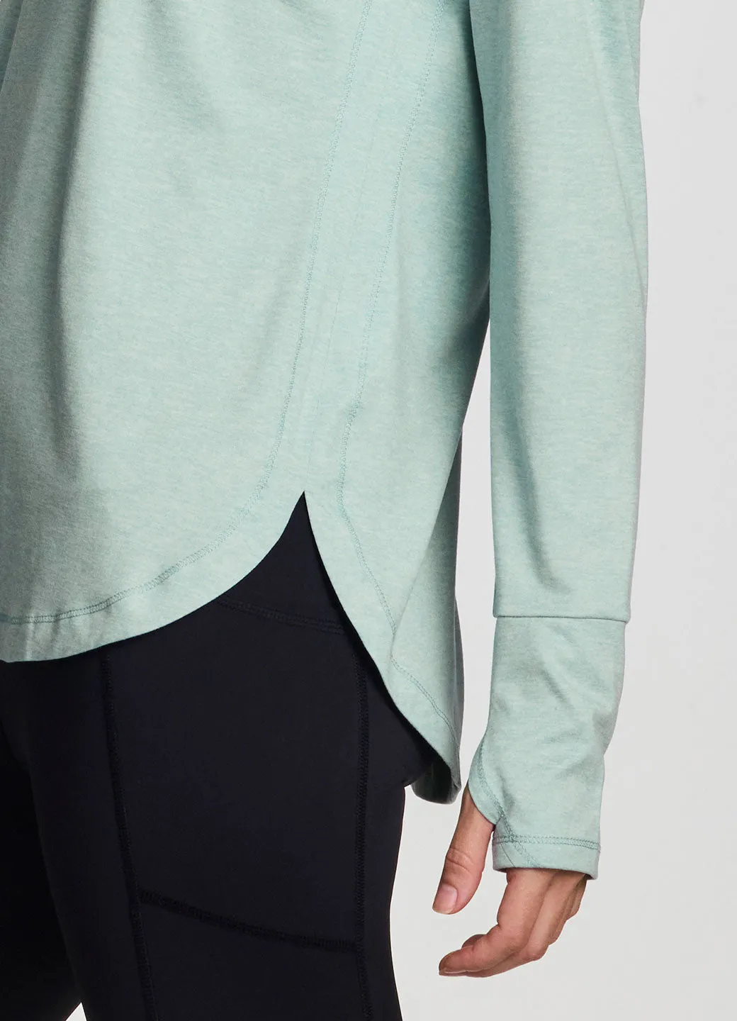 Studio Practice Long Sleeve Tunic Tee