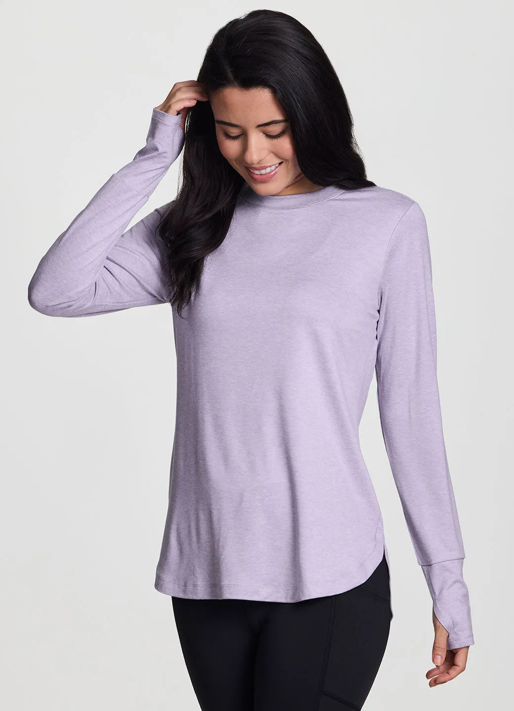 Studio Practice Long Sleeve Tunic Tee