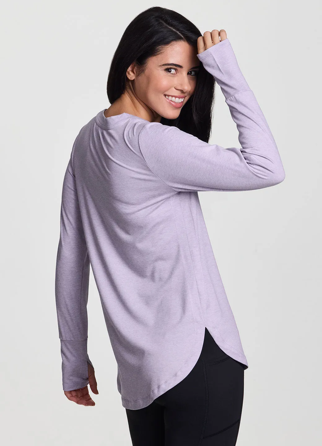 Studio Practice Long Sleeve Tunic Tee