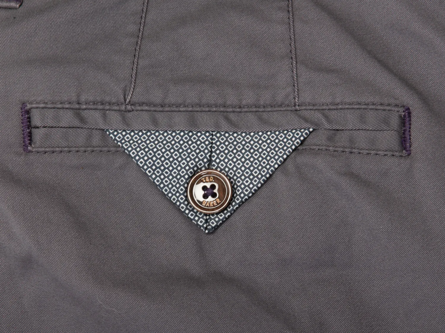 Ted Baker Grey Serny Chinos