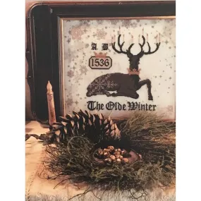 The Primitive Hare ~ The Olde Winter Cross Stitch Pattern