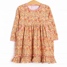 Unbe-leaf-able Dress, Yellow