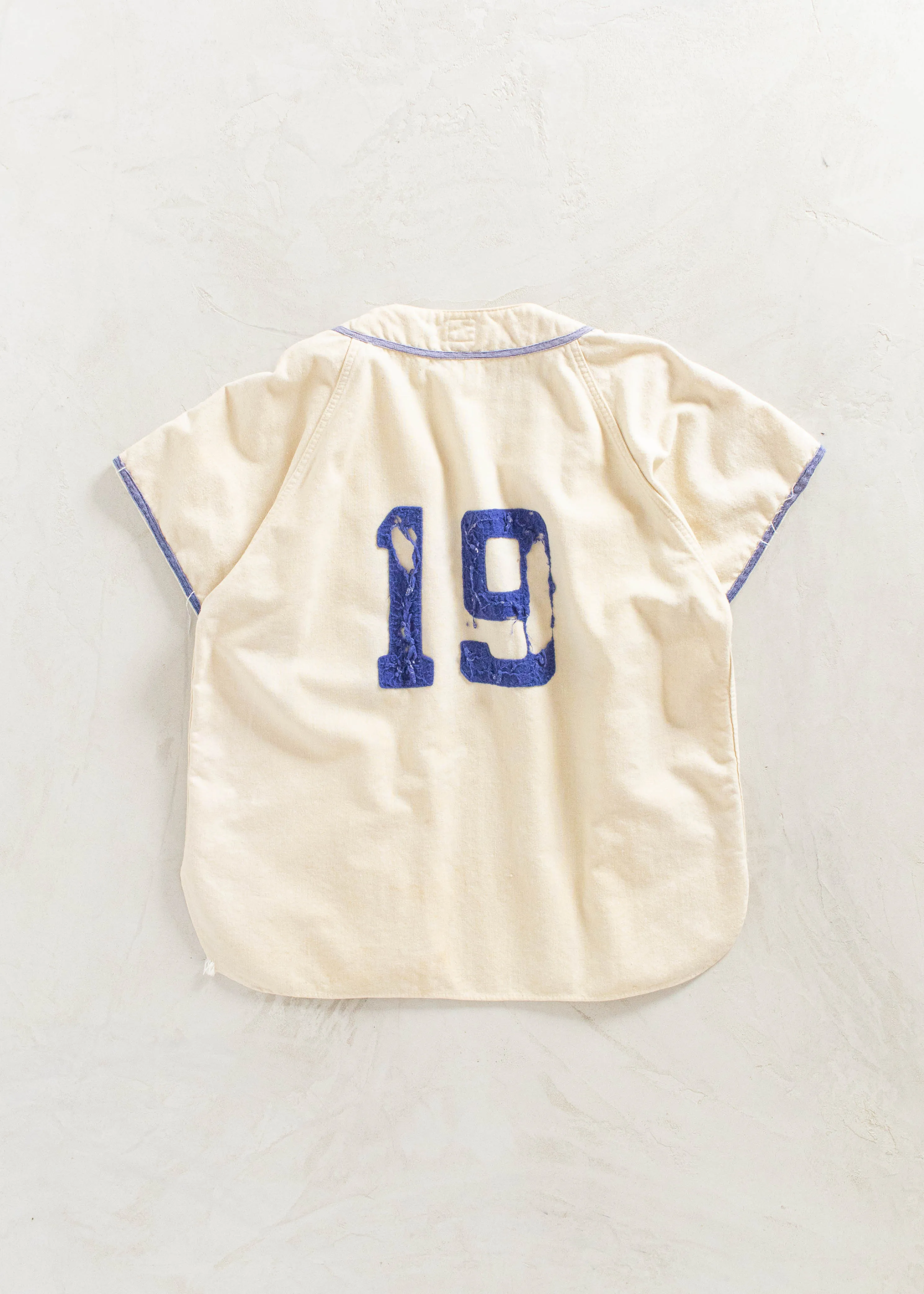 Vintage 1960s "St-Alexis" Wool Baseball Jersey Size L/XL