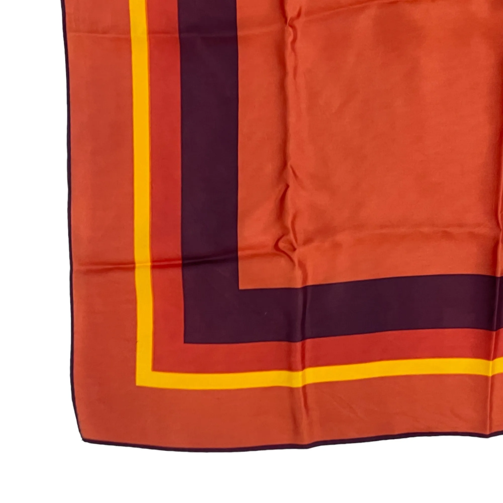 Vintage 60s Henryson All Weather Square Red Scarf 26.5" x 26.5  Made in Japan