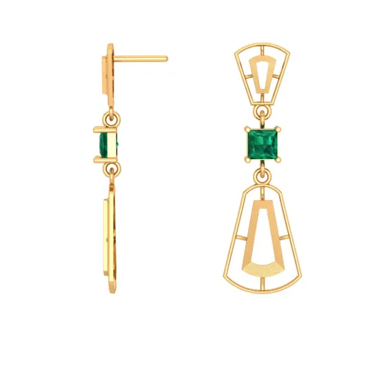 Vogue Fashion Gold Earrings