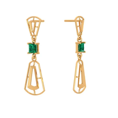 Vogue Fashion Gold Earrings